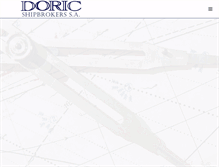 Tablet Screenshot of doric.gr