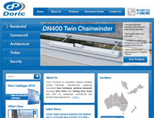 Tablet Screenshot of doric.com.au